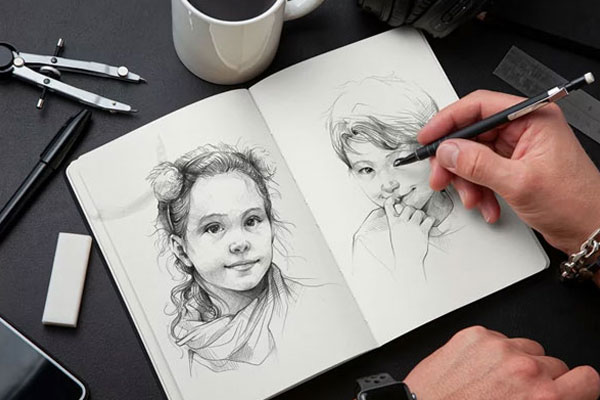 Sketchbook Mockup Templates – Free & Premium Photoshop, Ai, Vector, Formats Download